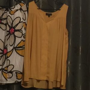 Yellow Lane Bryant Tank sz. 18